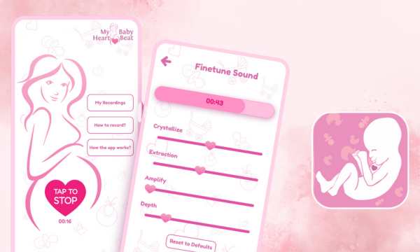 Monitor Your Baby’s Heartbeats with the Heartbeat Monitor App