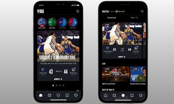 Live-games-and-updated-standings-(Source-NBA-App)